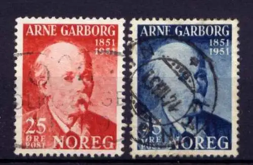 (1378) Norwegen Nr.369 + 370         O  gestempelt