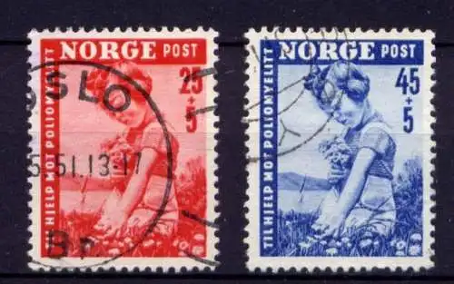 (1376) Norwegen Nr.351/2         O  gestempelt