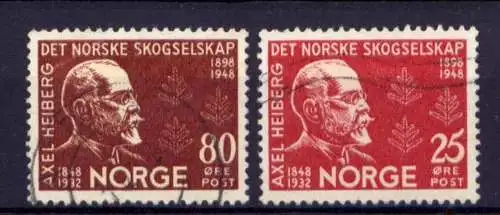 (1370) Norwegen Nr.336/7         O  gestempelt