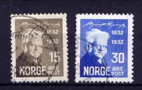 Norwegen Nr.164 + 166        O  used            (1336)