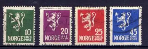 (1315) Norwegen Nr.105/8      O  gestempelt