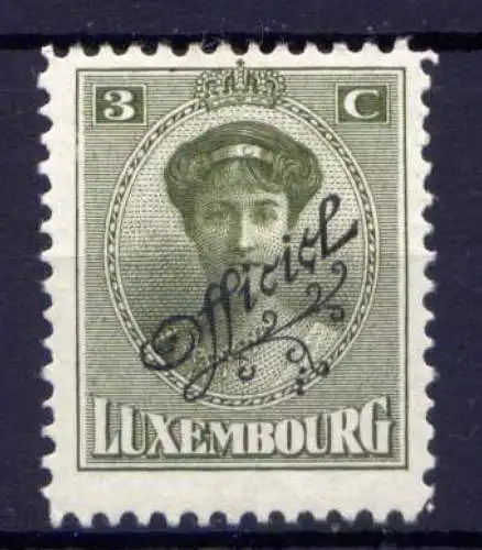 Luxemburg Dienst Nr.110           *  used                 (681)