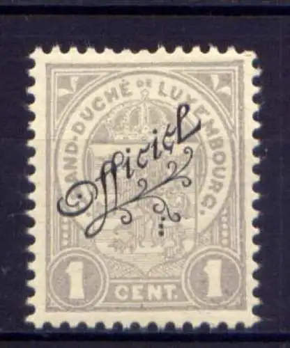 Luxemburg Dienst Nr.62           *  used                 (676)