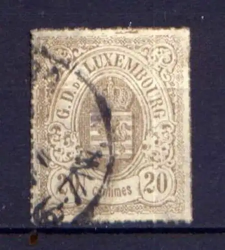 Luxemburg Nr.19      O  used               (604)