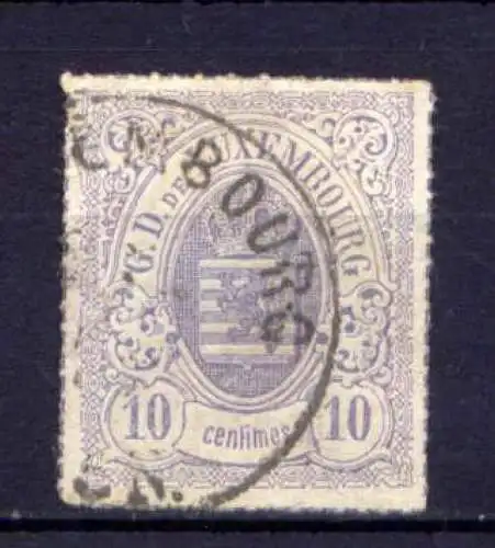 Luxemburg Nr.17      O  used               (603)