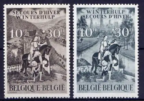 (1623) Belgien Nr.656/7           *  ungebraucht