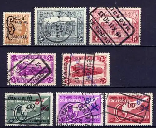 Belgien Postpaket Lot           O  used           (1613)