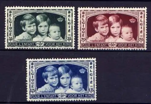 (1781) Belgien Nr.396/8         **  postfrisch