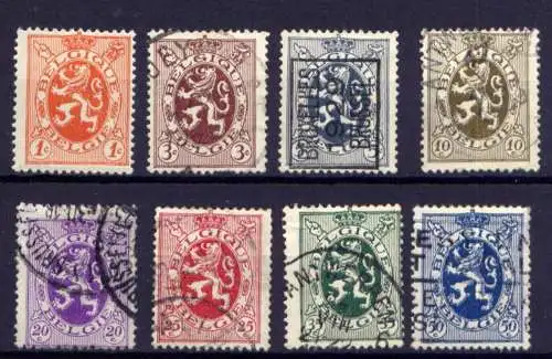 (1750) Belgien Nr.254/61          O + *  gestempelt und ungebraucht