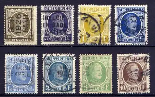 (1745) Belgien Nr.210/7          O  gestempelt