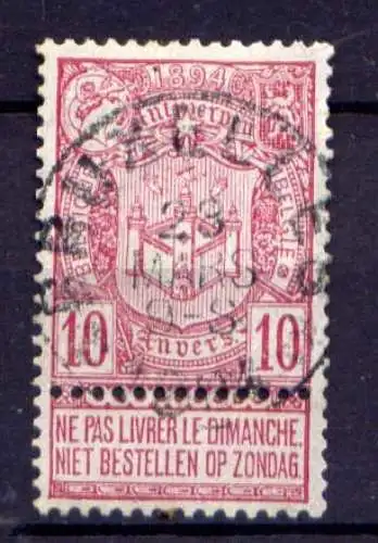 Belgien Nr.62          O  used           (1721)