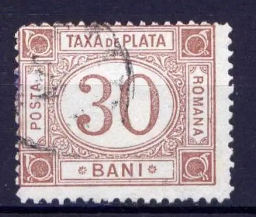 Rumänien Porto Nr.8         O  used                (951)