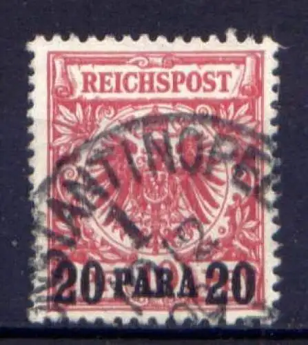 (009) Deutsche Post in der Türkei Nr.7       O  gestempelt
