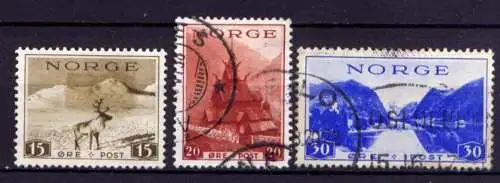 (1209) Norwegen Nr.195/7      O  gestempelt