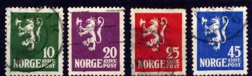 (1198) Norwegen Nr.105/8          O  gestempelt