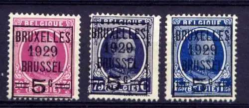 Belgien Nr.251/3 V           (*)  no gum            (1568)