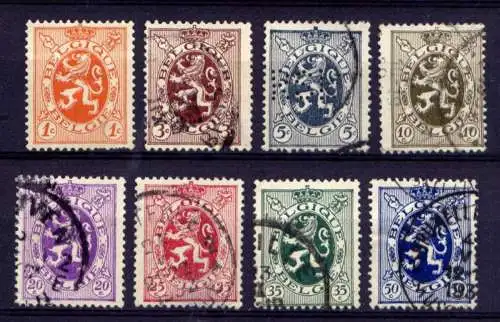 (1569) Belgien Nr.254/61           O  + *  gestempelt + ungebraucht