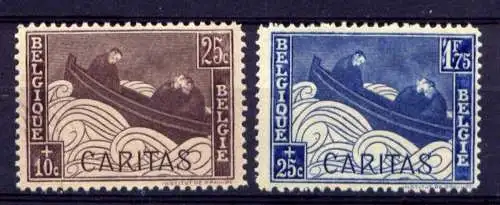  (1567) Belgien Nr.230 + 233           *  ungebraucht