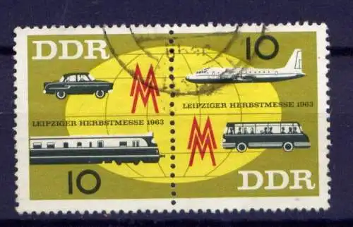 DDR Nr.976/7 Paar                       O  used       (25797) ( Jahr 1963 )
