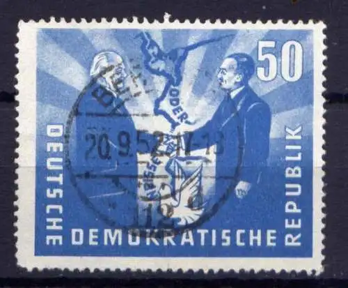 DDR Nr.285                      O  used       (25737) ( Jahr 1951 )