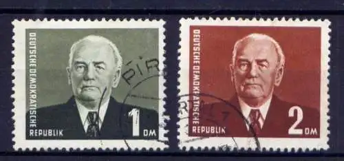 DDR Nr.622/3                      O  used       (25633) ( Jahr 1958 )
