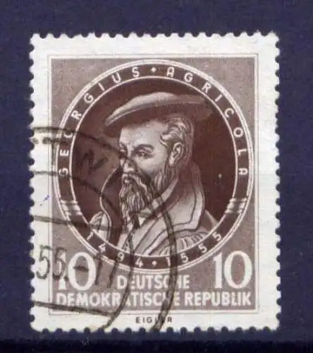 DDR Nr.497                      O  used       (25596) ( Jahr 1955 )