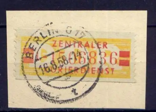 (25686) DDR Dienst Nr.19 L                         O  gestempelt