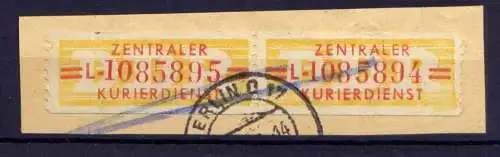 DDR Dienst Nr.17 L Paar                         O  used       (25684)