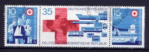 (25666) DDR Nr.1789/91 Streifen                       O  gestempelt