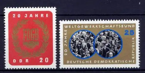 (25371) DDR Nr.1115/6                  **  postfrisch