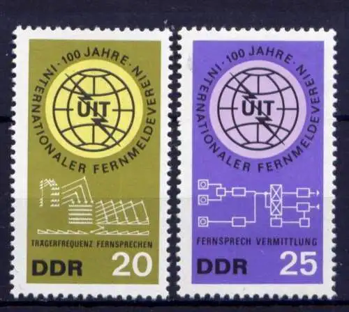 (25370) DDR Nr.1113/4                  **  postfrisch