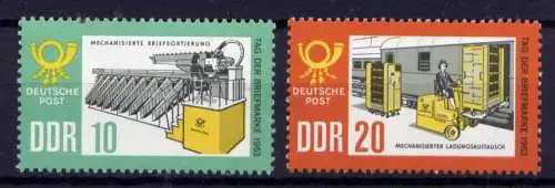 DDR Nr.998/9                **  MNH       (25332)   ( Jahr: 1963 )