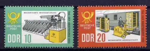 DDR Nr.998/9                **  MNH       (25331)   ( Jahr: 1963 )