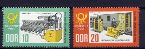 DDR Nr.998/9                **  MNH       (25330)   ( Jahr: 1963 )