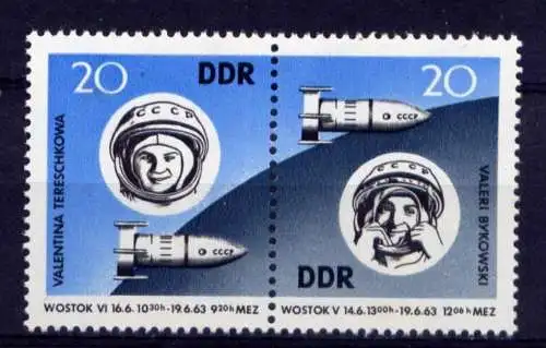 (25299) DDR Nr.970/1 Paar              **  postfrisch
