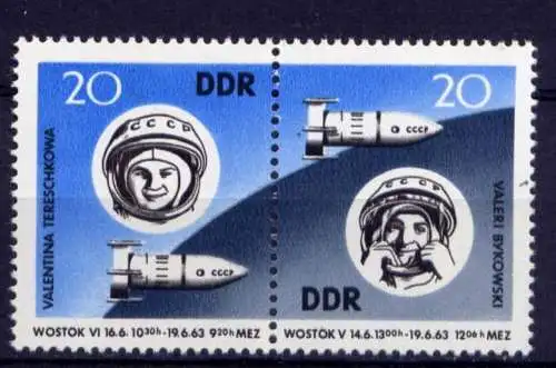 (25297) DDR Nr.970/1 Paar              **  postfrisch