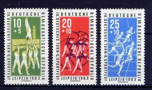 DDR Nr.963/5              **  MNH       (25293)   ( Jahr: 1963 )