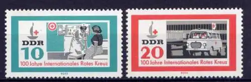 (25288) DDR Nr.956/7             **  postfrisch