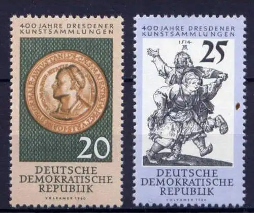 (25141) DDR Nr.791/2           **  postfrisch