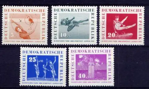DDR Nr.707/11           **  MNH       (25072)   ( Jahr: 1959 )