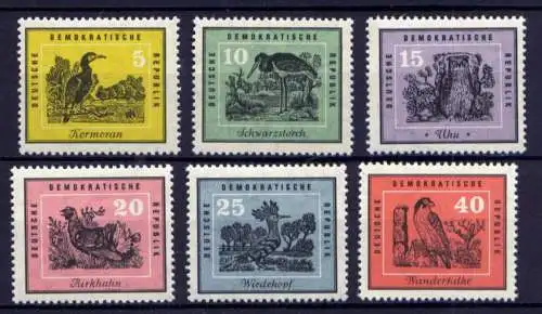 DDR Nr.698/703           **  MNH       (25069)   ( Jahr: 1959 )