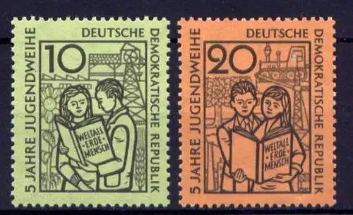 DDR Nr.680/1           **  MNH       (25054)   ( Jahr: 1959 )