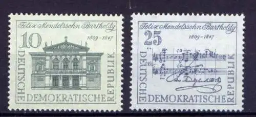 DDR Nr.676/7           **  MNH       (25050)   ( Jahr: 1959 )