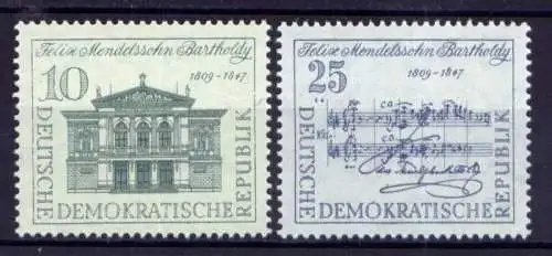 DDR Nr.676/7           **  MNH       (25049)   ( Jahr: 1959 )