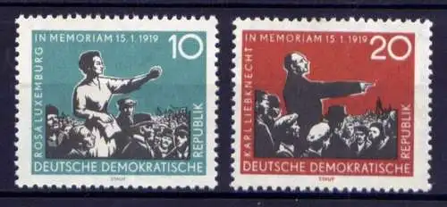 DDR Nr.674/5           **  MNH       (25048)   ( Jahr: 1959 )