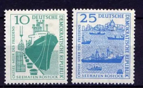 (25030) DDR Nr.663/4           **  postfrisch