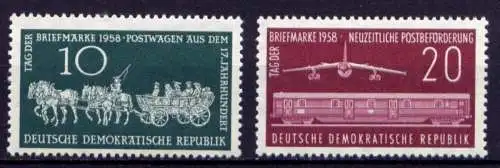 DDR Nr.660/1           **  MNH       (25025)   ( Jahr: 1958 )