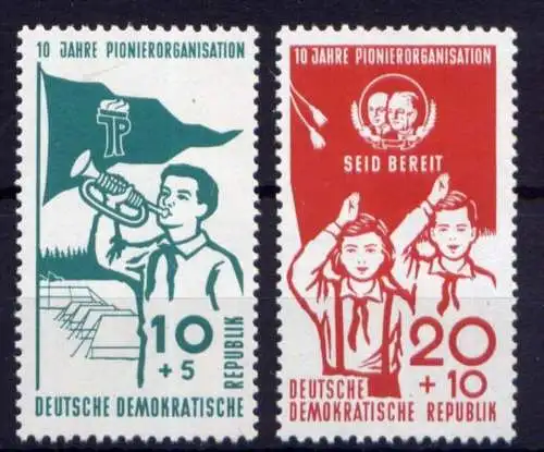 (25009) DDR Nr.645/6           **  postfrisch