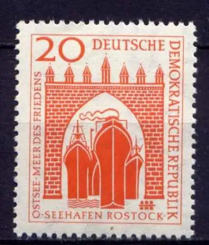 DDR Nr.634           **  MNH       (24998)   ( Jahr: 1958 )
