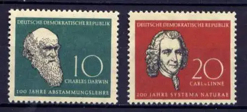 DDR Nr.631/2           **  MNH       (24994)   ( Jahr: 1958 )